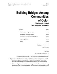 Building Bridges Among Communities of Color ()
