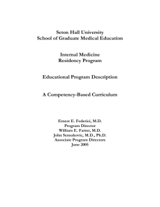 Seton Hall University School of Graduate Medical