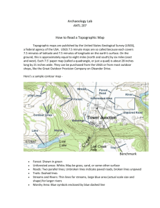 How to read a Topographic Map