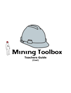 Mining Toolbox Teachers Guide