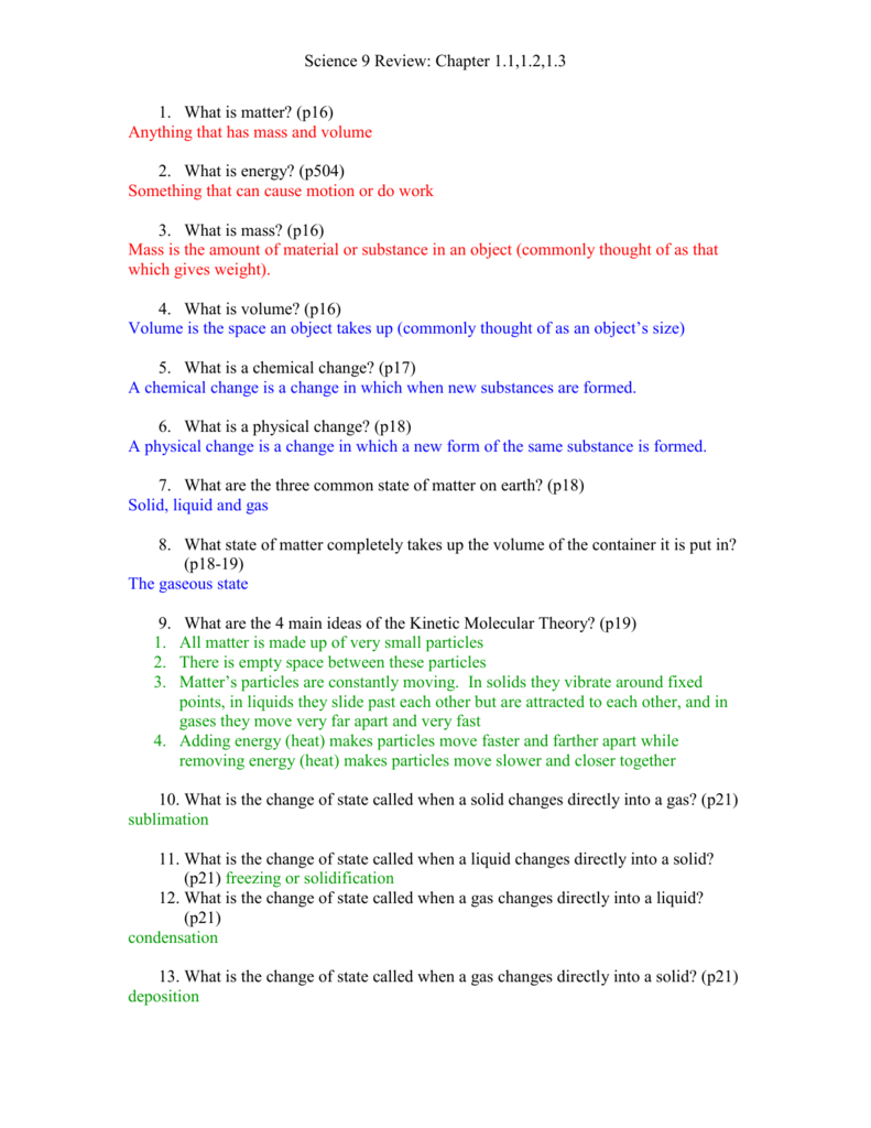 Sci 21211 Review Worksheet 211.21 With Answers With Regard To Chemistry Review Worksheet Answers