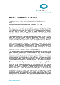 The Use of Ontologies in Drug Discovery