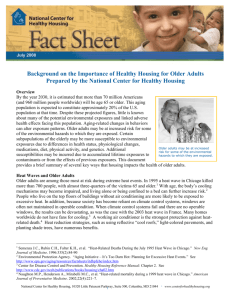 Healthy Homes and Older Adults - National Center for Healthy
