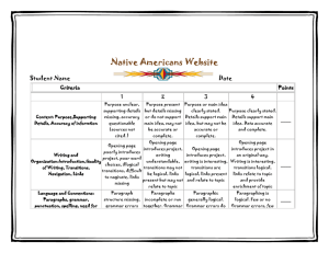 Native Americans Website - Etiwanda E
