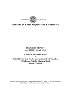 Report 09-10 - Institute of Radio Physics and Electronics