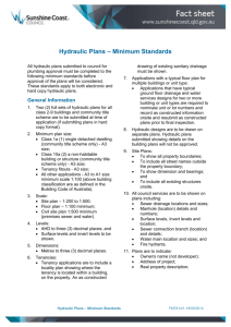 FM7814 Hydraulic Plans - Minimum Standards Fact Sheet
