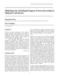 Guidelines for minimising the hydrological impact of commercial