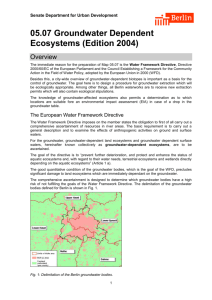 05.07 Groundwater Dependent Ecosystems (Edition 2004)