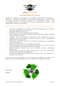 GTS Environmental Policy