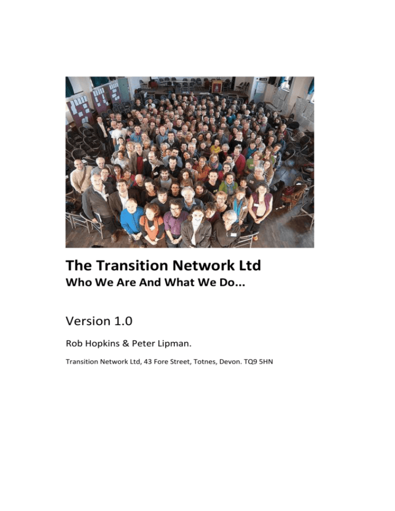 The Transition Network Structure