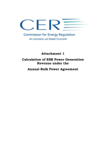 Attachment 1 - Commission for Energy Regulation