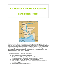 Bangladeshi Pupils Toolkit