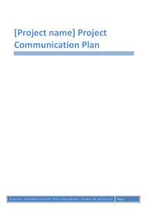 MMU Communications Plan v1