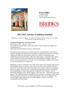 brooksmuseum.org | 901.544.6208 Press Office Tel 901.544.6208