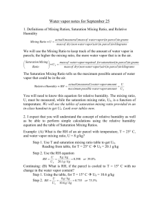 Water Vapor Notes (WORD document)