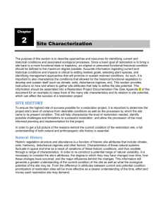 Chapter 2- Site Characterization
