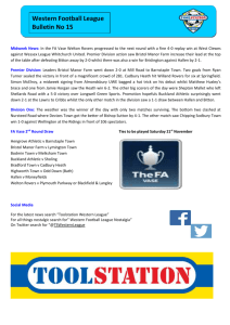 Midweek News: In the FA Vase Welton Rovers progressed to the