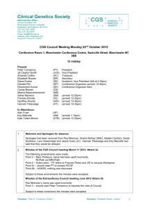 Council Meeting Minutes October 2012