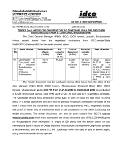 Orissa Industrial Infrastructure