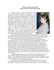 GOMMI tribute to Susan Snow-Cotter