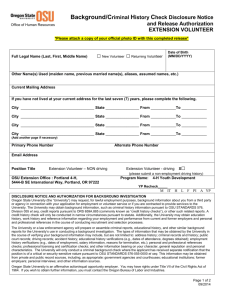 Release Form for Conducting Background Check