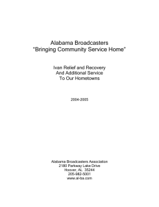 To Our Hometowns - Alabama Broadcasters Association