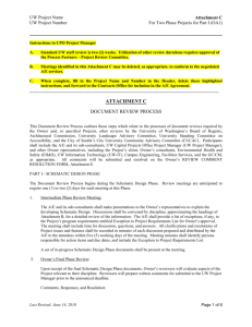 Attachment C (Two Phases for Part I) Document Review Process