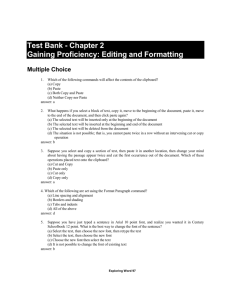 Test Bank - Chapter 2