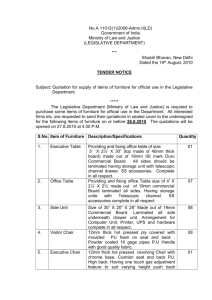 No.A.11012(1)/2006-Admn.II(LD) Government of India Ministry of