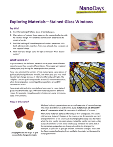 Exploring Materials Stained-Glass Windows