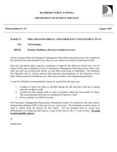 Fire Disaster Report Form - Student Services