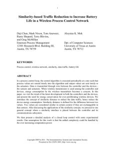 KD_Traffic Reduction to Increase Battery Life Wireless Process