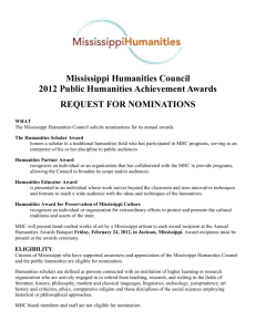 MISSISSIPPI HUMANITIES COUNCIL