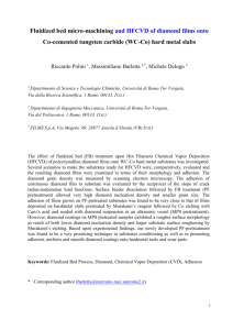 Fluidized Bed Process, Diamond, Chemical Vapor Deposition (CVD)