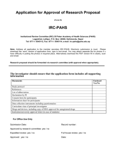 irc-pahs proposal submission form B