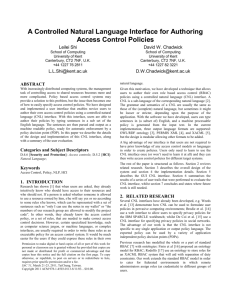 Proceedings Template - WORD