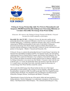 Fishing for Energy Haverhill Press Release