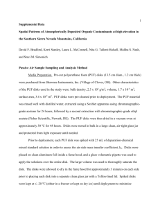 Distribution of Semi-volatile Organic Contaminants at High