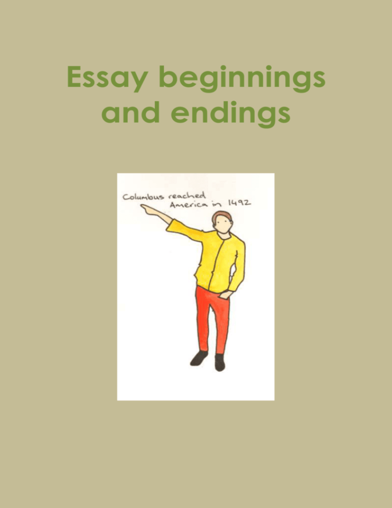 essay new beginnings