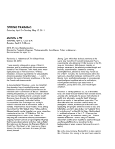 the program notes - Museum of the Moving Image