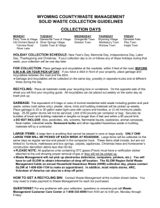 wyoming county/nu way solid waste collection