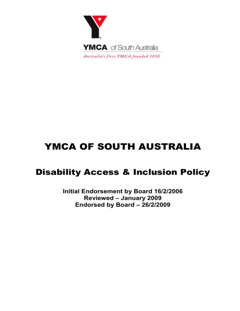 Access And Inclusion Policy