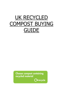 UK RECYCLED COMPOST BUYING GUIDE
