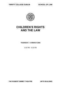 Children`s Rights and the Constitution
