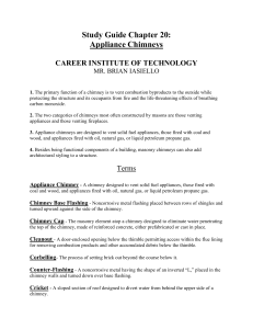 Ch.20-Appliance Chimneys Study Guide
