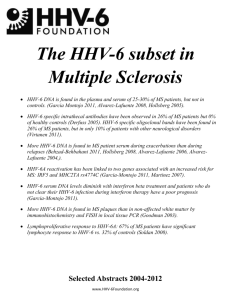 Multiple Sclerosis - HHV