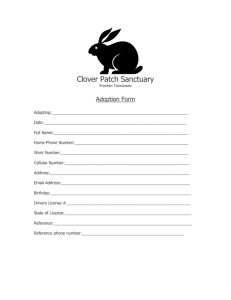 4/8/08 - Clover Patch Sanctuary