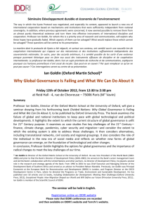 Why Global Governance Is Failing: invitation