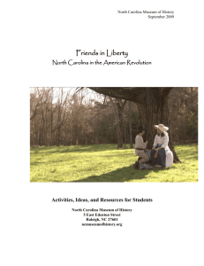 North Carolina in the American Revolution