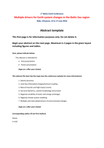 Abstract template as Word